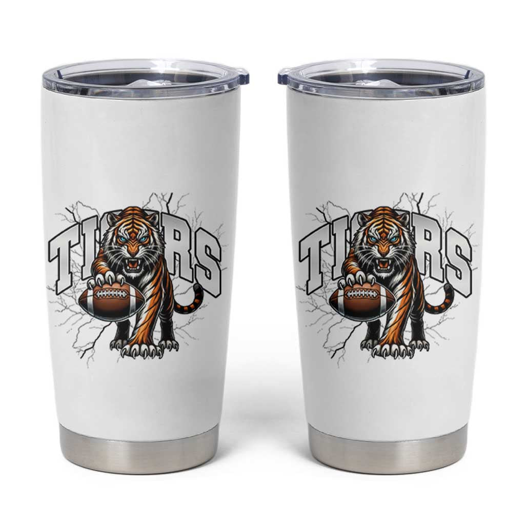 Funny Bengal Tiger Tumbler Cup Gift For Football Lover - Wonder Print Shop