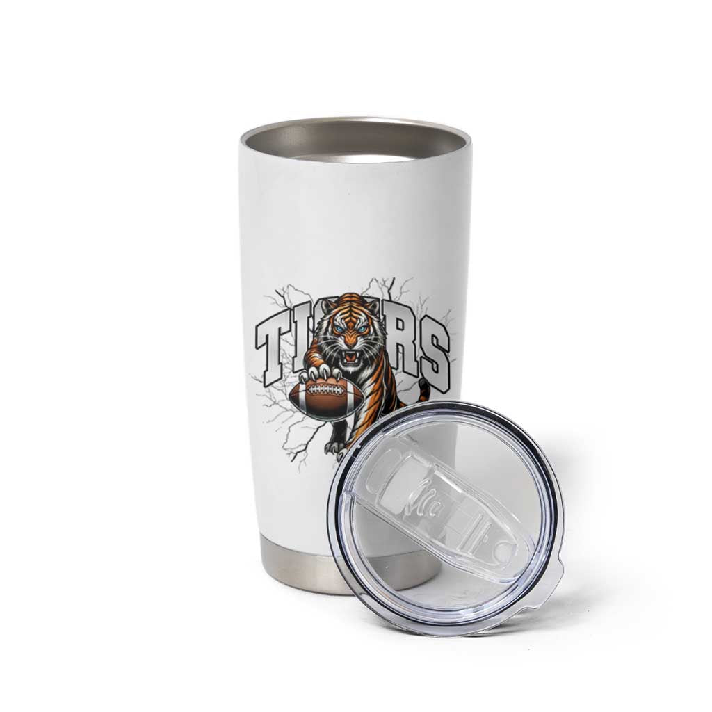 Funny Bengal Tiger Tumbler Cup Gift For Football Lover - Wonder Print Shop