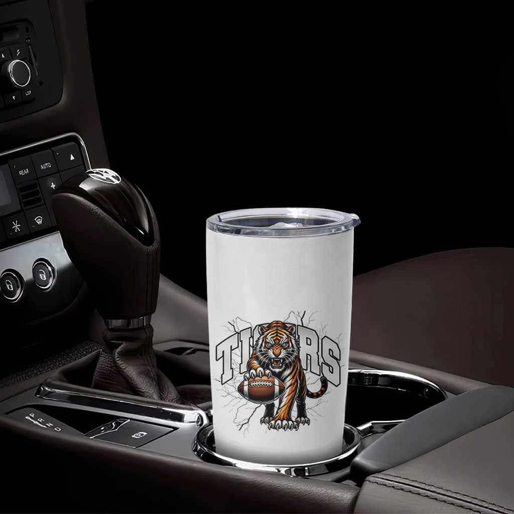 Funny Bengal Tiger Tumbler Cup Gift For Football Lover - Wonder Print Shop