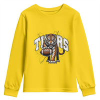 Funny Bengal Tiger Youth Sweatshirt Gift For Football Lover - Wonder Print Shop