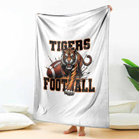 Bengal Tiger Football Throw Blanket Game Day Gift - Wonder Print Shop