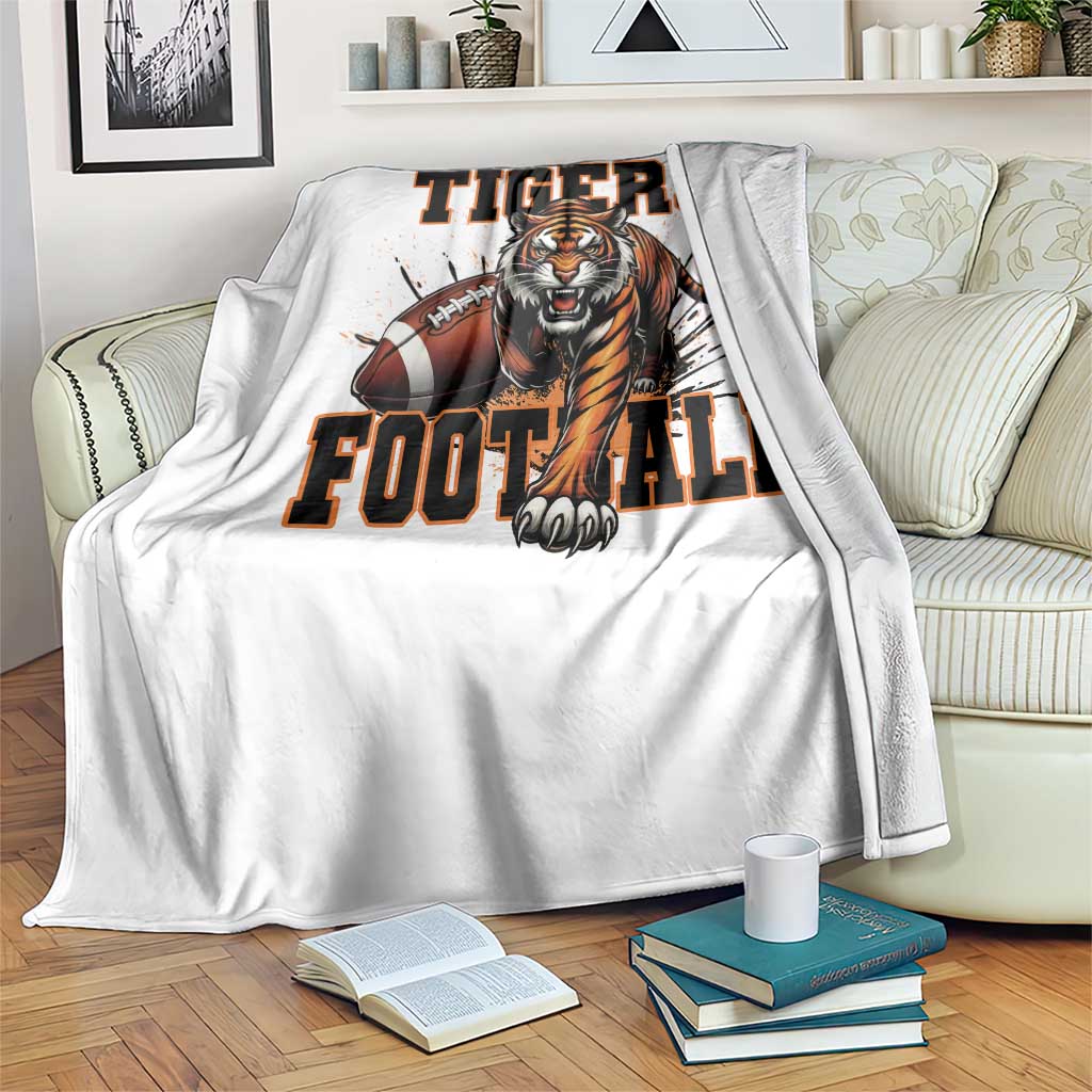 Bengal Tiger Football Throw Blanket Game Day Gift - Wonder Print Shop
