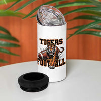 Bengal Tiger Football 4 in 1 Can Cooler Tumbler Game Day Gift - Wonder Print Shop