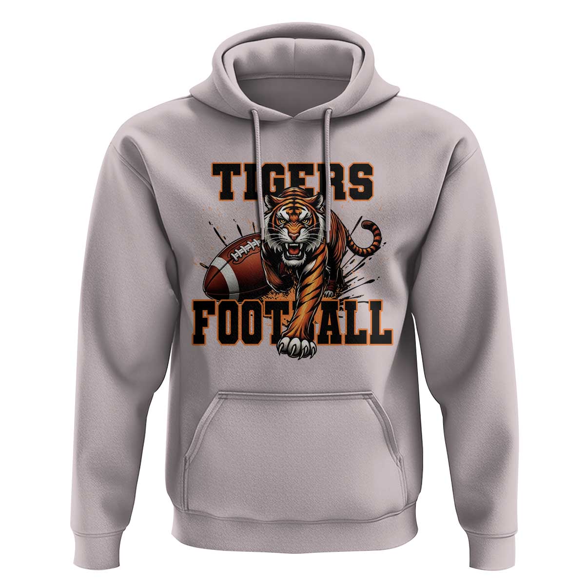 Bengal Tiger Football Hoodie Game Day Gift - Wonder Print Shop