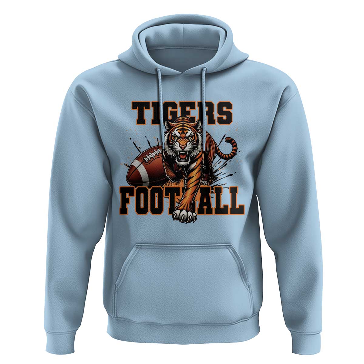 Bengal Tiger Football Hoodie Game Day Gift - Wonder Print Shop