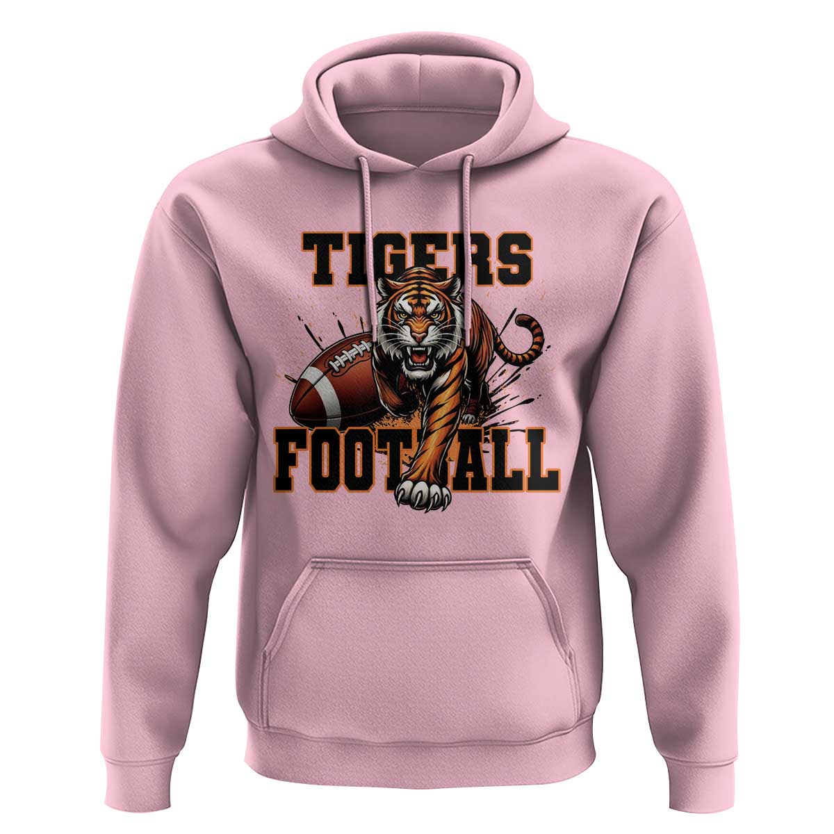 Bengal Tiger Football Hoodie Game Day Gift - Wonder Print Shop