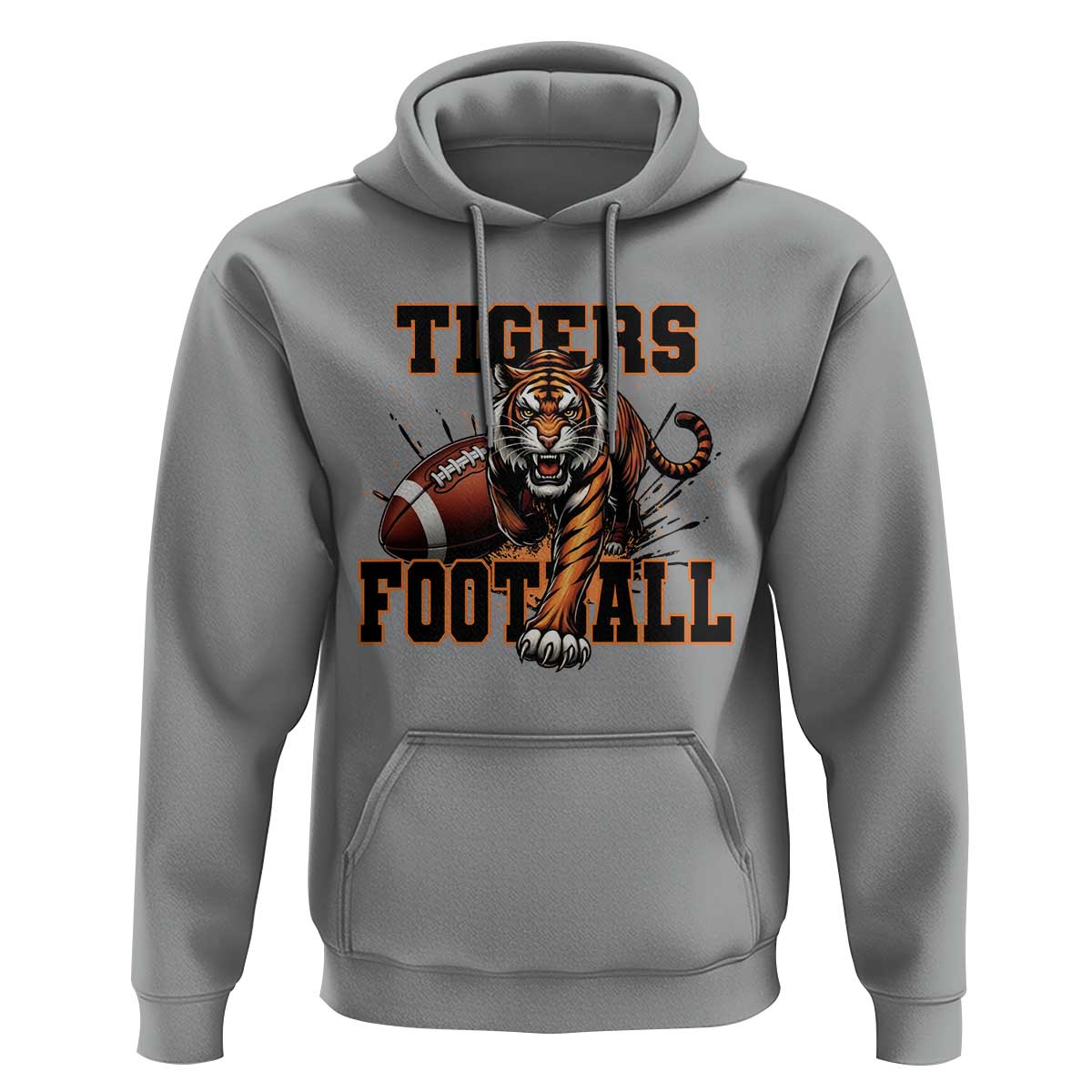 Bengal Tiger Football Hoodie Game Day Gift - Wonder Print Shop