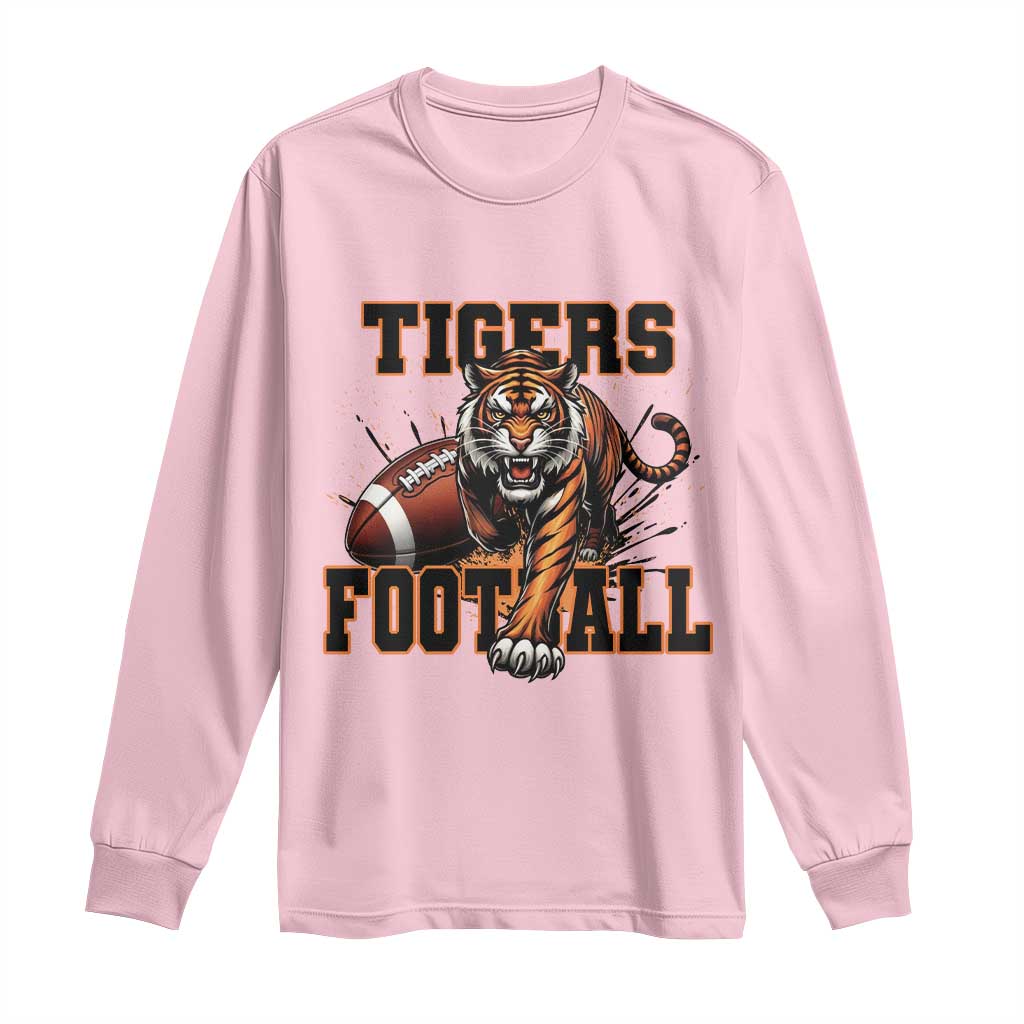 Bengal Tiger Football Long Sleeve Shirt Game Day Gift - Wonder Print Shop