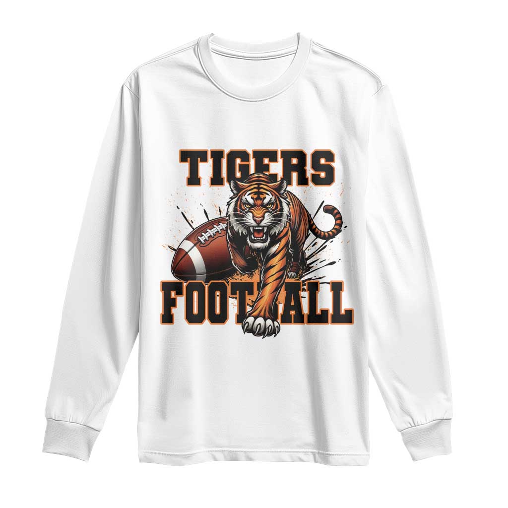 Bengal Tiger Football Long Sleeve Shirt Game Day Gift - Wonder Print Shop