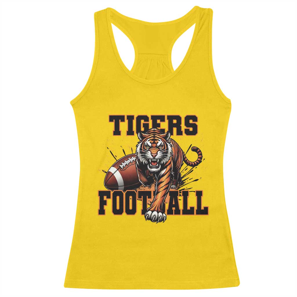 Bengal Tiger Football Racerback Tank Top Game Day Gift - Wonder Print Shop