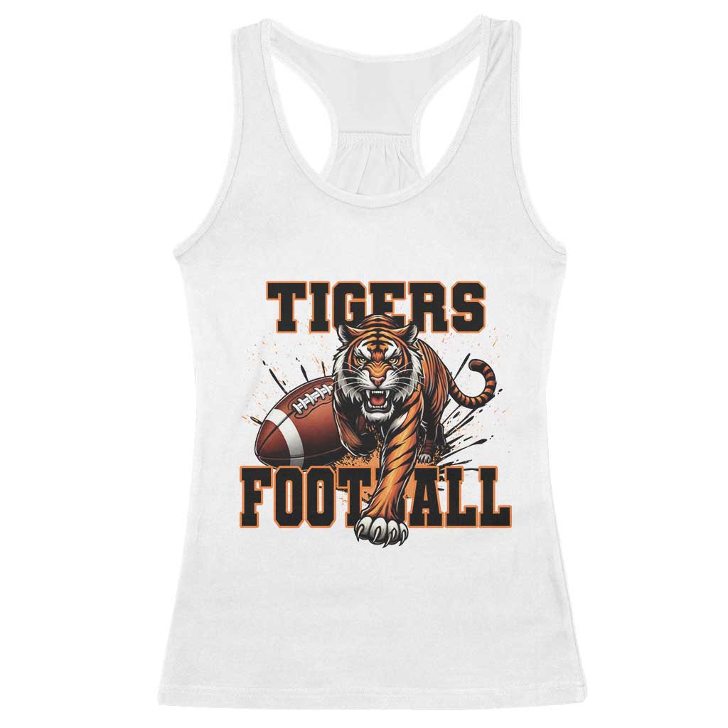 Bengal Tiger Football Racerback Tank Top Game Day Gift - Wonder Print Shop