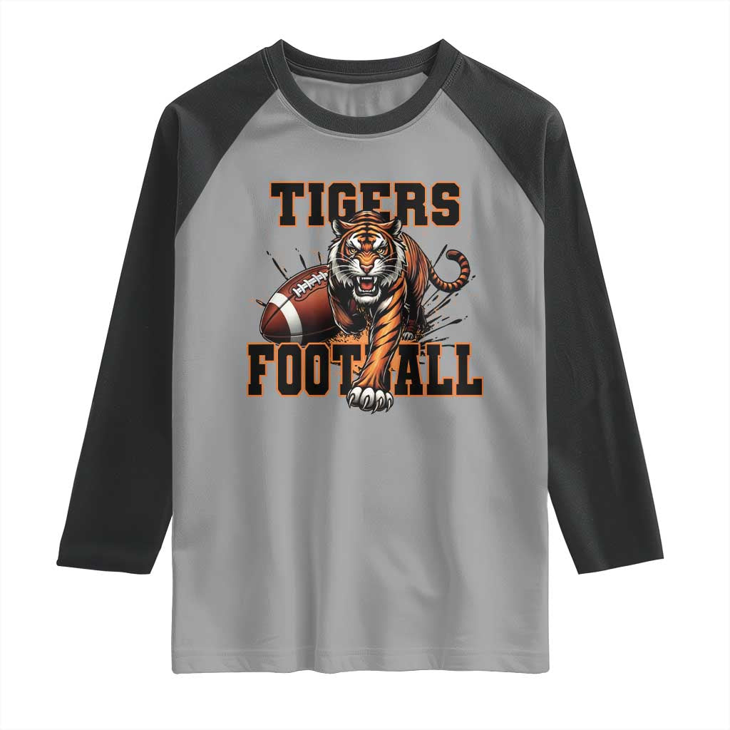 Bengal Tiger Football Raglan Shirt Game Day Gift - Wonder Print Shop