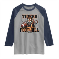 Bengal Tiger Football Raglan Shirt Game Day Gift - Wonder Print Shop