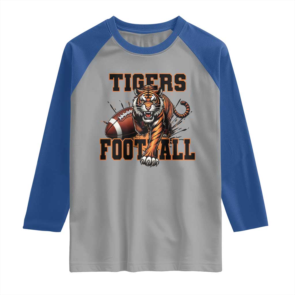 Bengal Tiger Football Raglan Shirt Game Day Gift - Wonder Print Shop