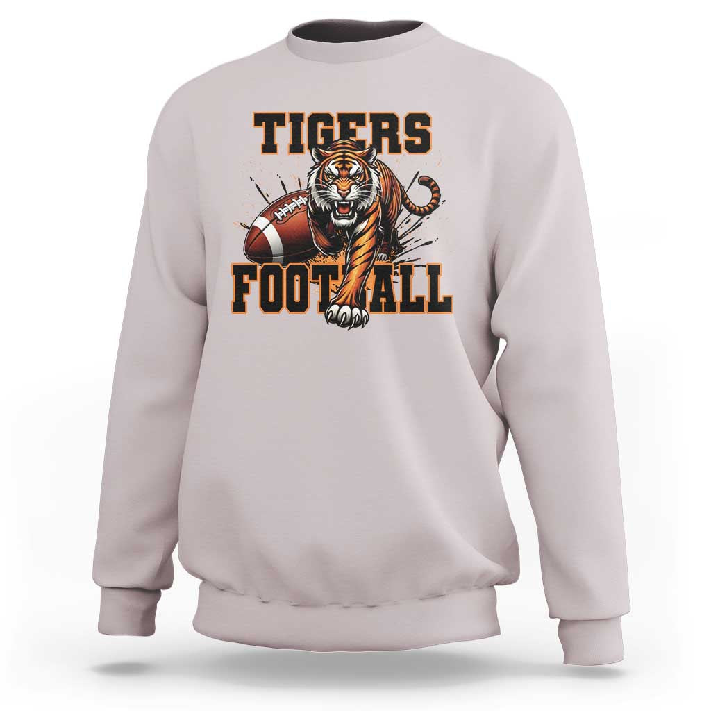 Bengal Tiger Football Sweatshirt Game Day Gift - Wonder Print Shop