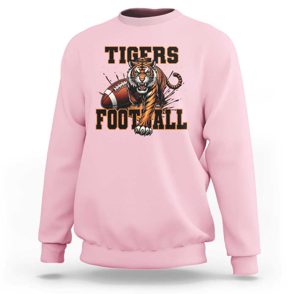 Bengal Tiger Football Sweatshirt Game Day Gift - Wonder Print Shop