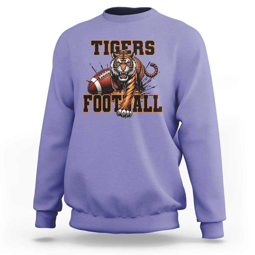Bengal Tiger Football Sweatshirt Game Day Gift - Wonder Print Shop