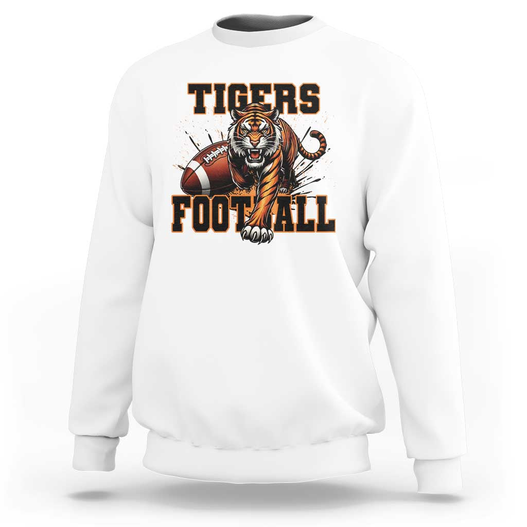 Bengal Tiger Football Sweatshirt Game Day Gift - Wonder Print Shop
