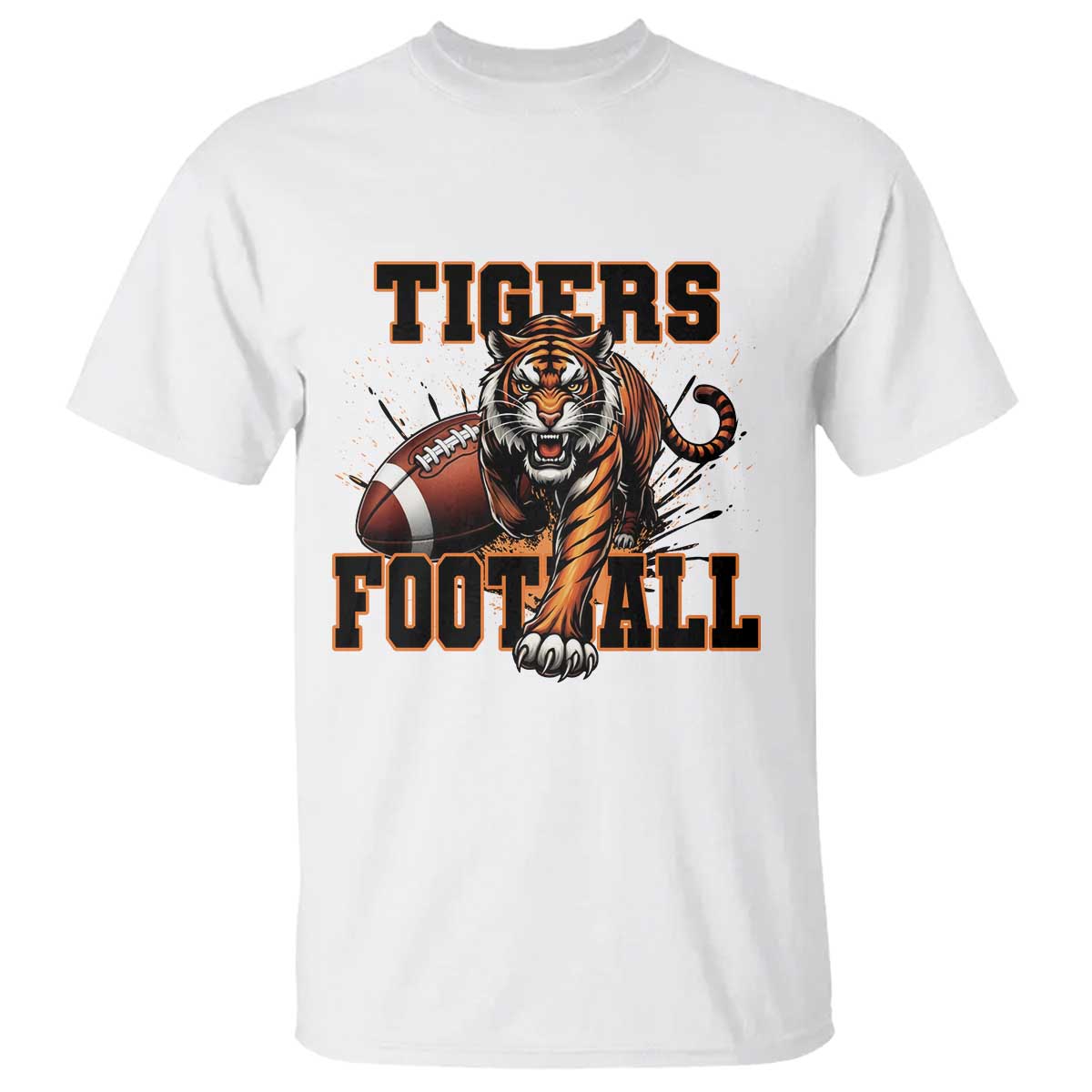 Bengal Tiger Football T Shirt Game Day Gift - Wonder Print Shop