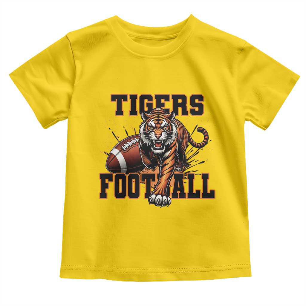 Bengal Tiger Football Toddler T Shirt Game Day Gift - Wonder Print Shop