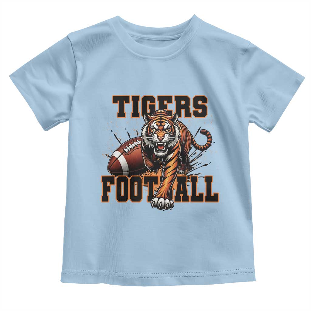 Bengal Tiger Football Toddler T Shirt Game Day Gift - Wonder Print Shop