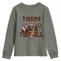 Bengal Tiger Football Youth Sweatshirt Game Day Gift - Wonder Print Shop