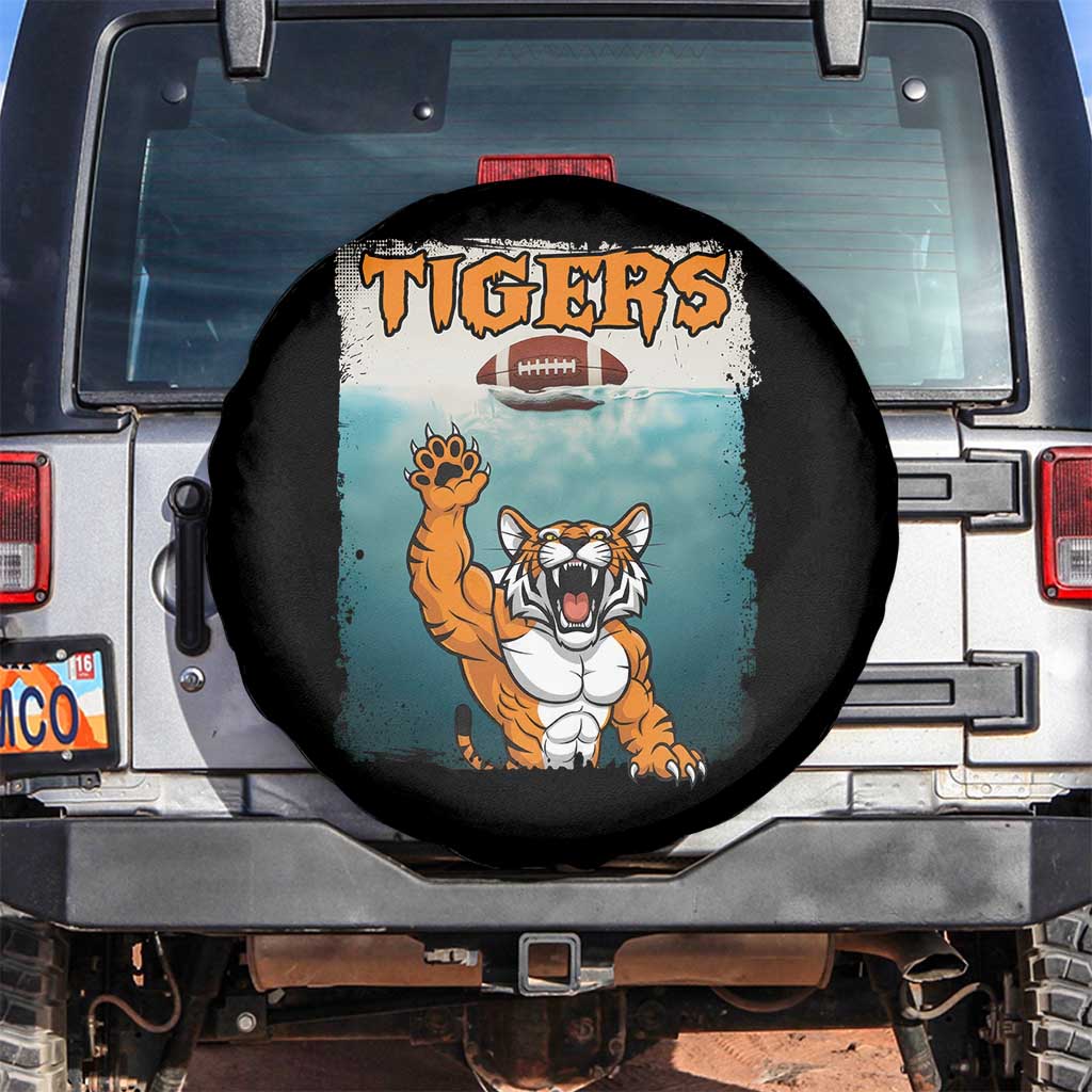 Bengal Tiger Football Spare Tire Cover Horror Parody Gift - Wonder Print Shop