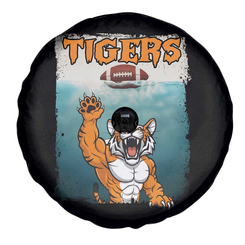 Bengal Tiger Football Spare Tire Cover Horror Parody Gift - Wonder Print Shop