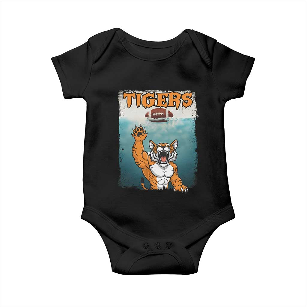 Bengal Tiger Football Baby Onesie Horror Parody Gift - Wonder Print Shop
