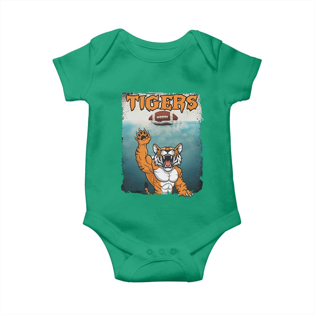 Bengal Tiger Football Baby Onesie Horror Parody Gift - Wonder Print Shop