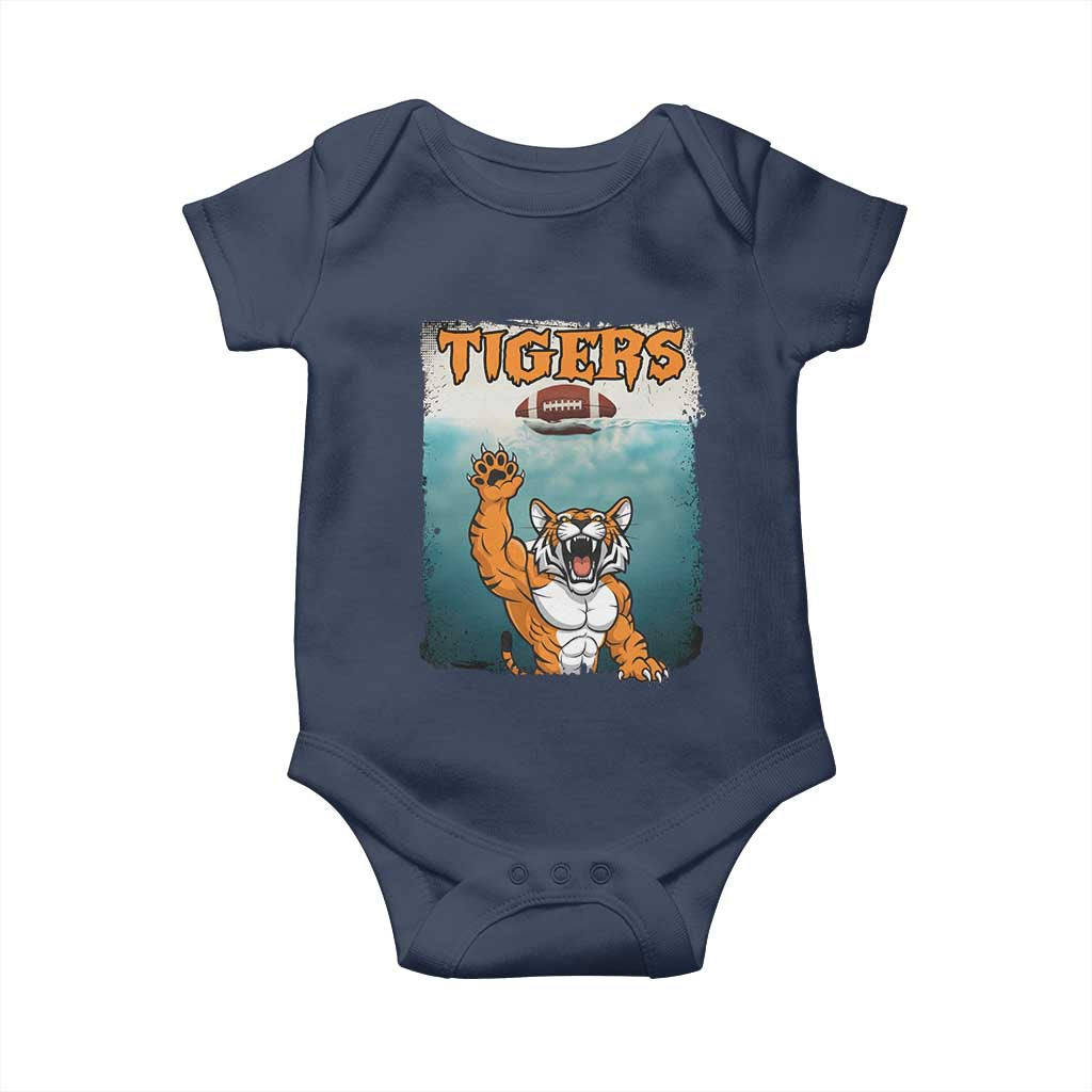 Bengal Tiger Football Baby Onesie Horror Parody Gift - Wonder Print Shop
