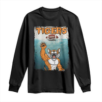 Bengal Tiger Football Long Sleeve Shirt Horror Parody Gift - Wonder Print Shop