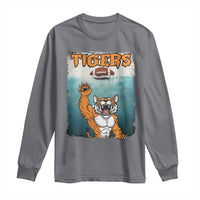 Bengal Tiger Football Long Sleeve Shirt Horror Parody Gift - Wonder Print Shop