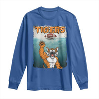 Bengal Tiger Football Long Sleeve Shirt Horror Parody Gift - Wonder Print Shop