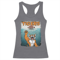 Bengal Tiger Football Racerback Tank Top Horror Parody Gift - Wonder Print Shop