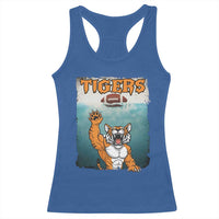 Bengal Tiger Football Racerback Tank Top Horror Parody Gift - Wonder Print Shop