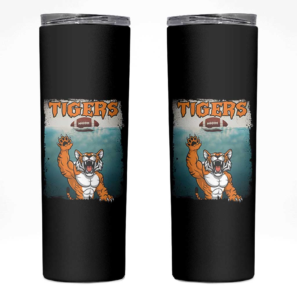 Bengal Tiger Football Skinny Tumbler Horror Parody Gift - Wonder Print Shop