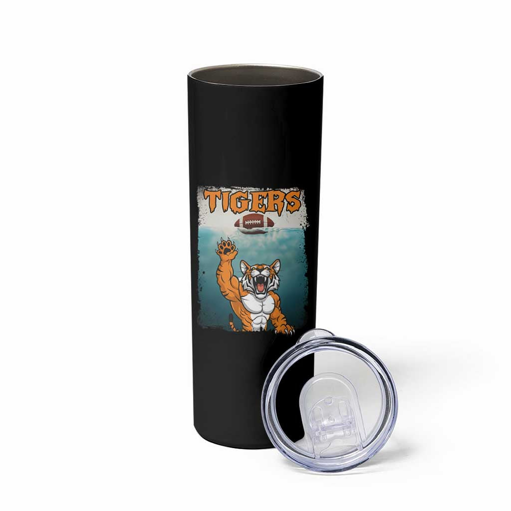 Bengal Tiger Football Skinny Tumbler Horror Parody Gift - Wonder Print Shop