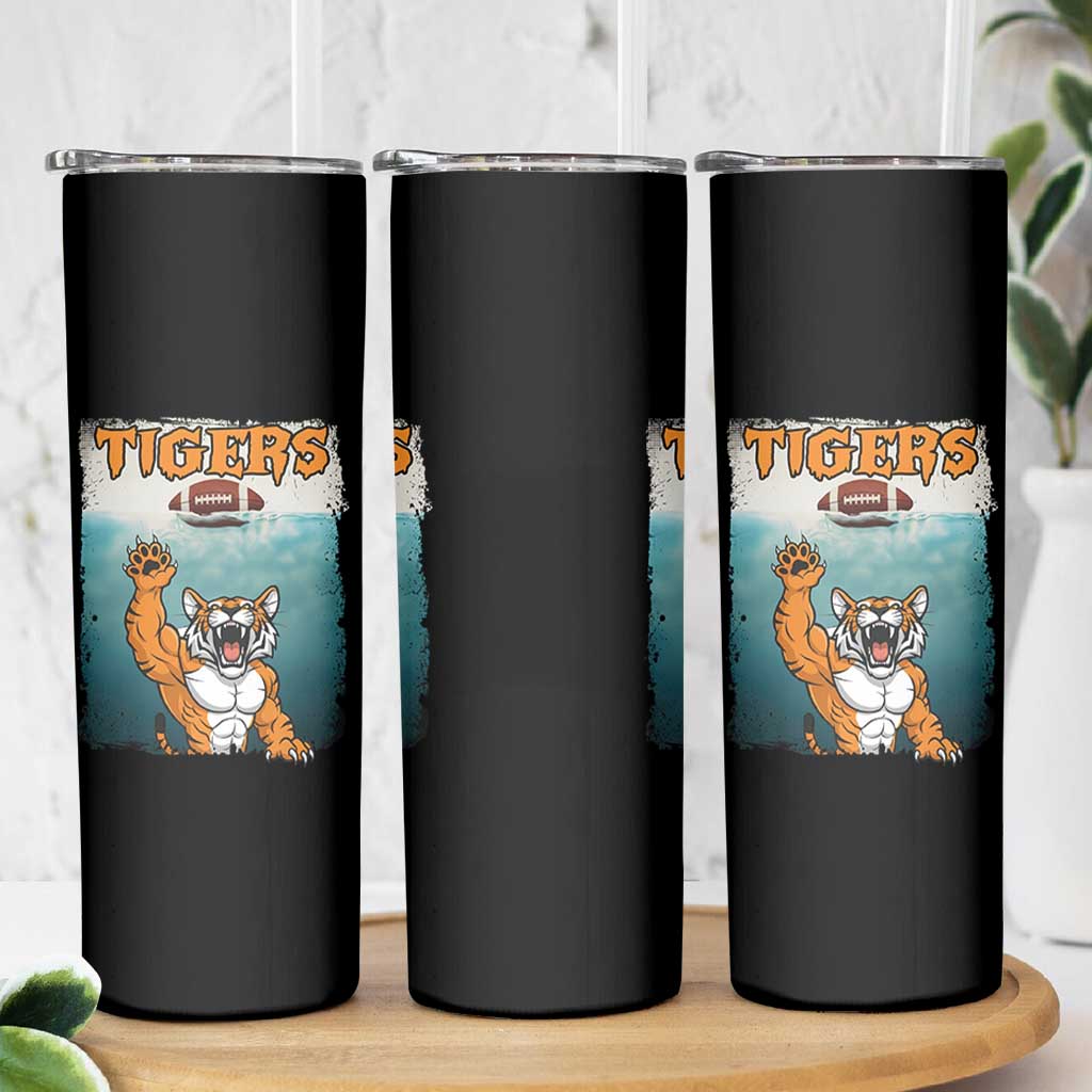 Bengal Tiger Football Skinny Tumbler Horror Parody Gift - Wonder Print Shop