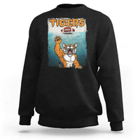 Bengal Tiger Football Sweatshirt Horror Parody Gift - Wonder Print Shop