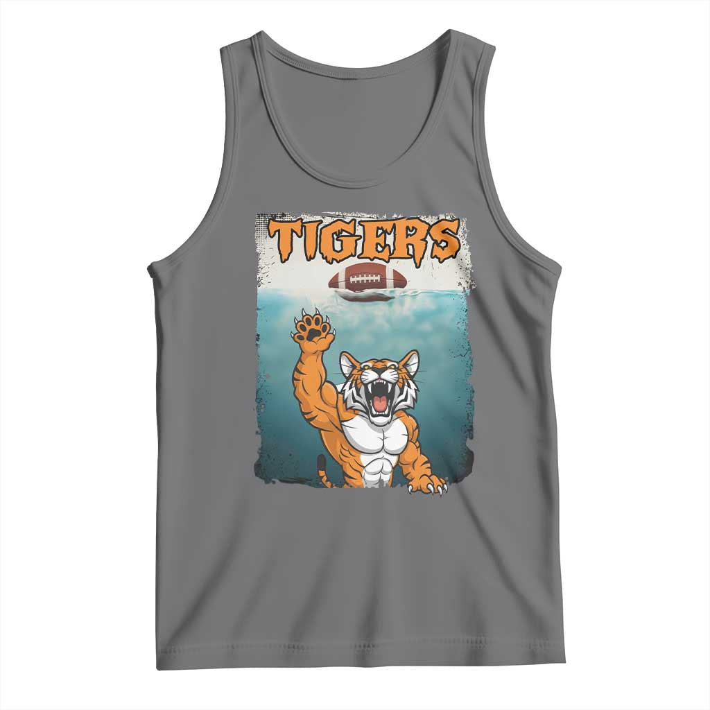 Bengal Tiger Football Tank Top Horror Parody Gift - Wonder Print Shop