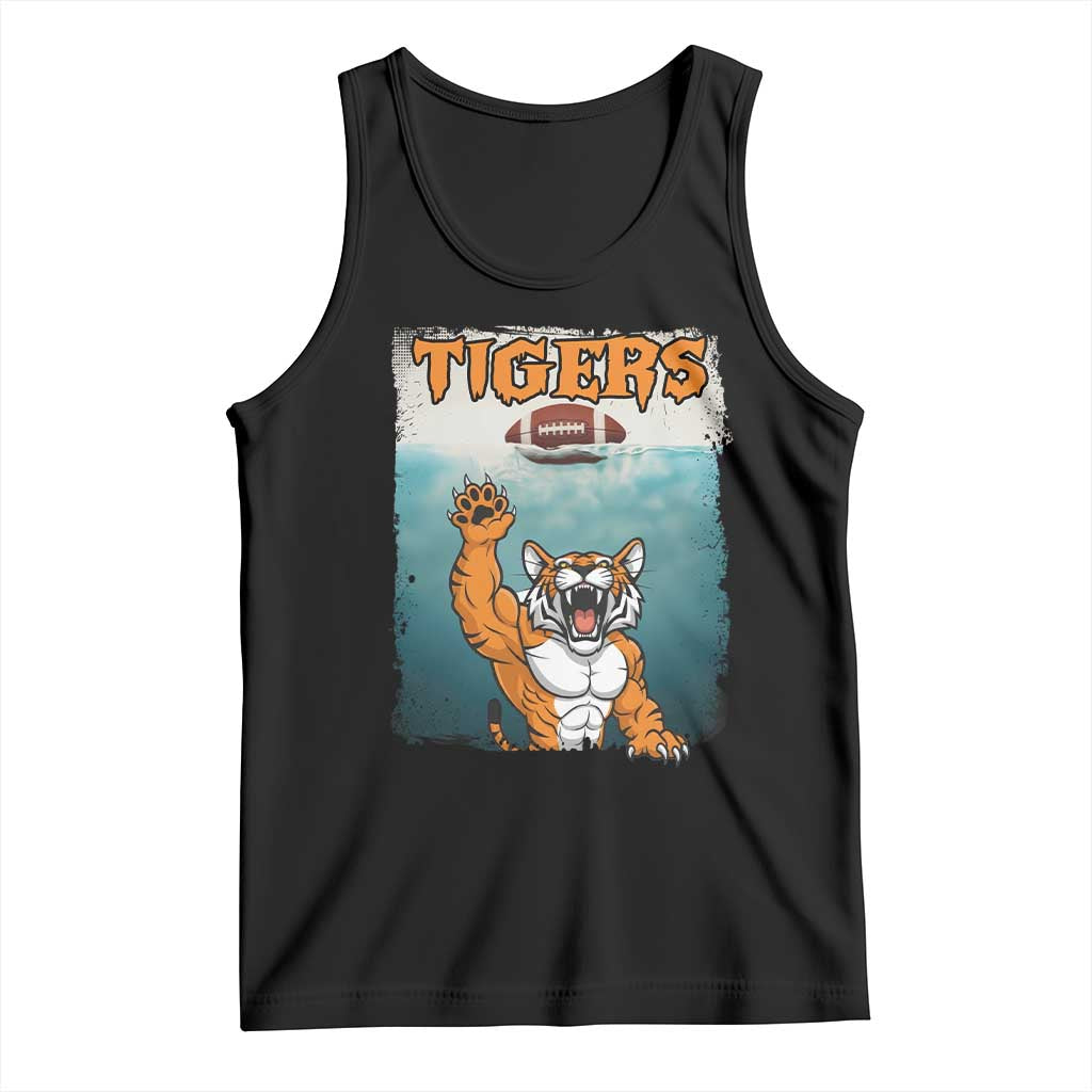Bengal Tiger Football Tank Top Horror Parody Gift - Wonder Print Shop