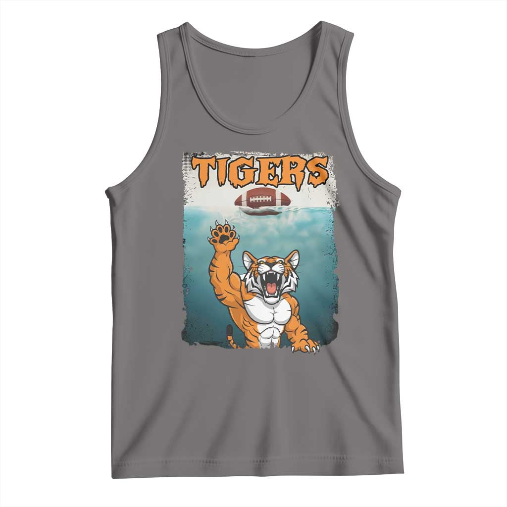 Bengal Tiger Football Tank Top Horror Parody Gift - Wonder Print Shop