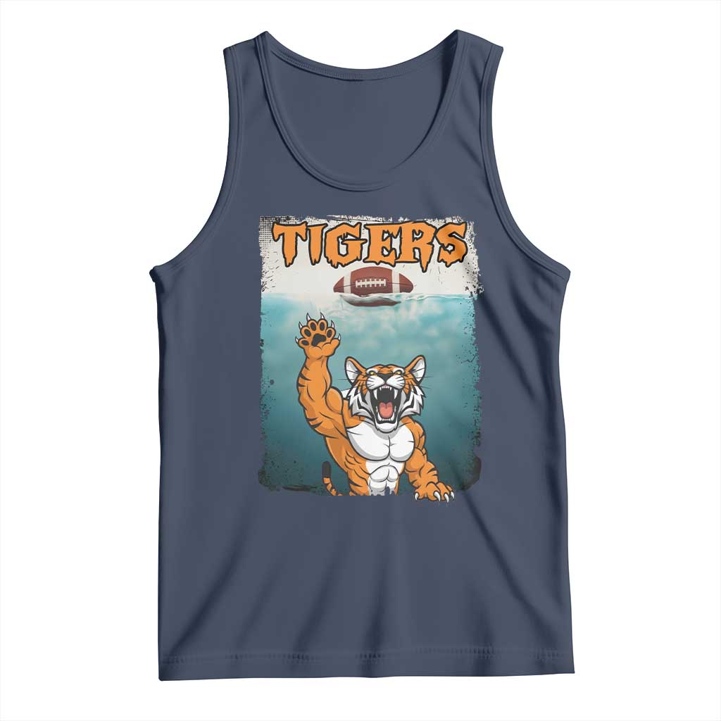 Bengal Tiger Football Tank Top Horror Parody Gift - Wonder Print Shop