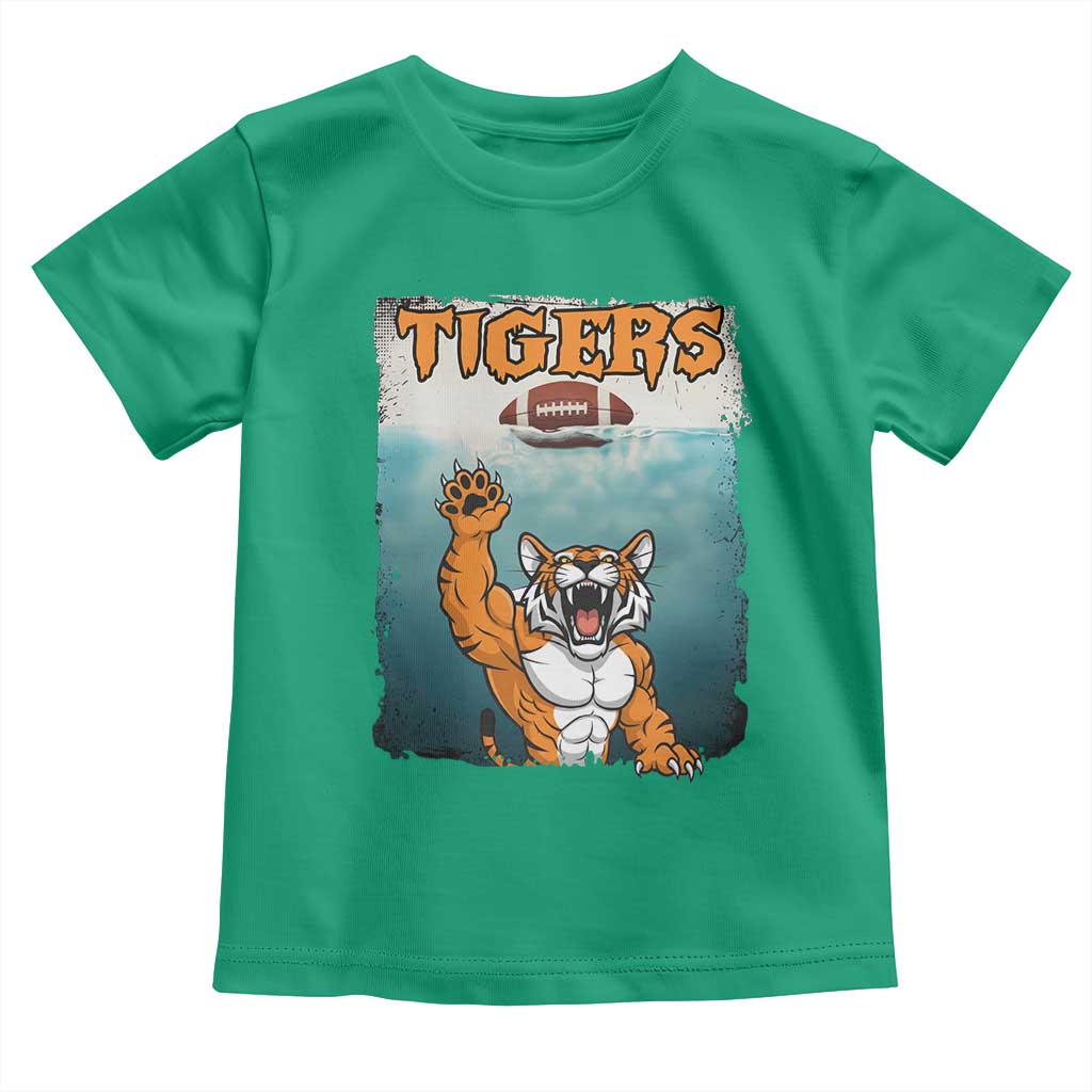 Bengal Tiger Football Toddler T Shirt Horror Parody Gift - Wonder Print Shop