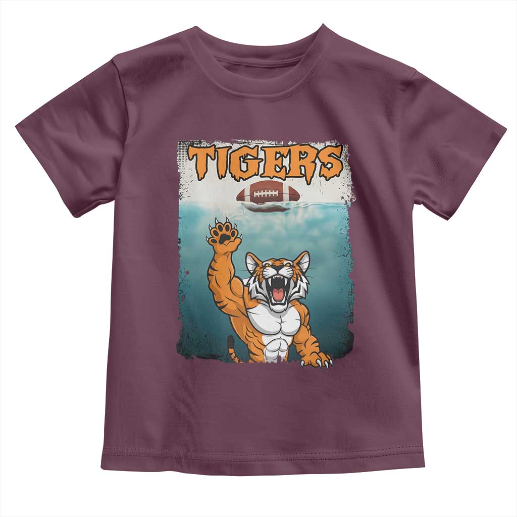 Bengal Tiger Football Toddler T Shirt Horror Parody Gift - Wonder Print Shop