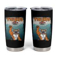 Bengal Tiger Football Tumbler Cup Horror Parody Gift - Wonder Print Shop