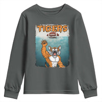 Bengal Tiger Football Youth Sweatshirt Horror Parody Gift - Wonder Print Shop