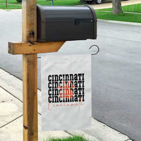 Cincinnati Tiger Paw Garden Flag Football Lover Gift - Wonder Print Shop