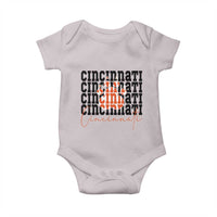 Cincinnati Tiger Paw Baby Onesie Football Lover Gift - Wonder Print Shop